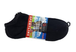 Q-tex sneaker ladies 5 pack (Black and white)