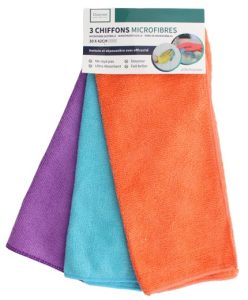 Microfiber cloth 30x42cm - Set of  3 cloths (151)