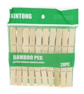 Bamboo Clips big - 7.1CM - 20 pieces