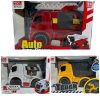 Fire truck , Ambulance and Engineering truck assorti - Friction and Lights (5511)