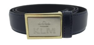 Leather belt - KLM / TRANSAVIA LOGO - Different sizes