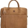 Laptop Bag - Genuine Leather - Cognac