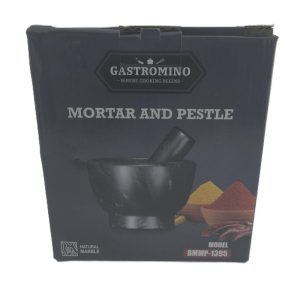 Gastromino Mortar and pestle - Natural Marble - 13cm