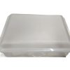 Plastic storage container - 19x14x6cm - Transparent