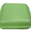 Plastic Storage container - 16x16x5,5cm -Lemon