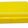 Plastic storage container - 19x14x6cm - Yellow
