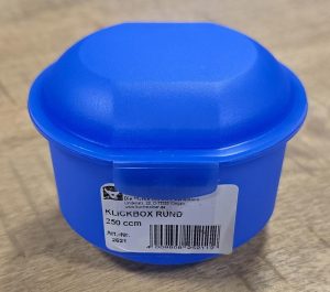 Klickbox Small Round 250cmm- Lavender Blue - 10x9.5x7cm