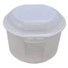 Plastic Box Round 750ccm - Transparent - 13x12.5x10cm