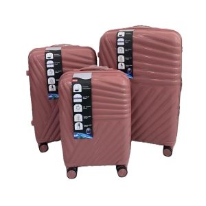 Suitcase set of three - PP618 - Rose