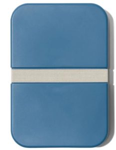 Lunchbox Blue with Rubber Band
