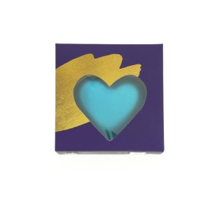 Heartshaped Christmas ornament - Blue