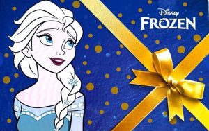 Disney wreath collectors tin box - Elsa - 22x14x10,5cm