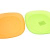 Plastic Plate Small 17x17cm  - Orange/Lemon/Ruby/Lavender