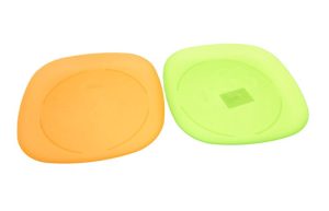 Plastic Plate Small 17x17cm - Orange/Lemon/Ruby/Lavender