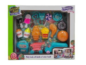 DN7601-3T Toys Hamburg And Ice Cream Set