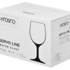 KROSNO SERVO LINE Goblet-style Water glass 250ml S/6
