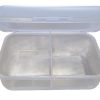 Klickbox Avantg. High With Divider - Transparent 18.5x14x6cm