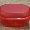 Klickbox Futura Oval - Ruby Red - 12x8x5,5cm