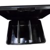 Plastic Box With Dividers - Black -`19x14x6cm