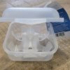 Reusable Egg Box - 4 eggs - 12.5x12.5x7cm