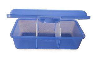 Plastic Box Peggy - Lavender Blue - 20x10x7.5cm