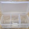 Plastic Box Peggy - Transparent - 20x10x7.5cm
