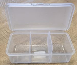 Plastic Box Peggy - Transparent - 20x10x7.5cm