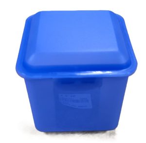 Plastic box 500ccm - Blue - 10x10x10cm
