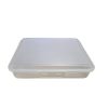 Plastic Box Trendy -Transparant 16x13.5x3.5cm