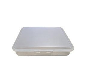 Plastic Box Trendy -Transparant 16x13.5x3.5cm