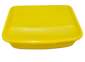 Plastic box - Yellow - 19x14x6cm