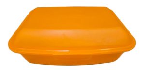 Plastic box - Orange - 19x14x6cm