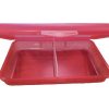 Clickbox Avantg. Flach+ Trennwand - Red - 20.5x13x4cm