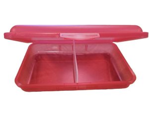 Clickbox Avantg. Flach+ Trennwand - Red - 20.5x13x4cm
