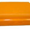 Plastic storage container - 19x14x6cm - Orange