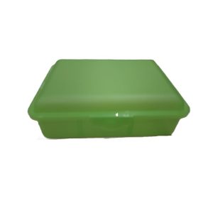 Plastic storage container - 19x14x6cm - Lemon