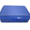 Plastic storage container - 19x14x6cm - Blue