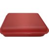 Plastic Bread box  22x16x7cm - Red