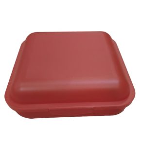 Plastic Storage container - 16x16x5,5cm - Red