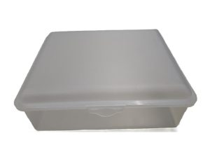 Plastic Storage container - 24x20x9cm - Transparant