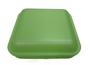 Plastic Storage container - 16x16x5,5cm -Green