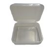 Plastic Storage container - 16x16x5,5cm -Transparant