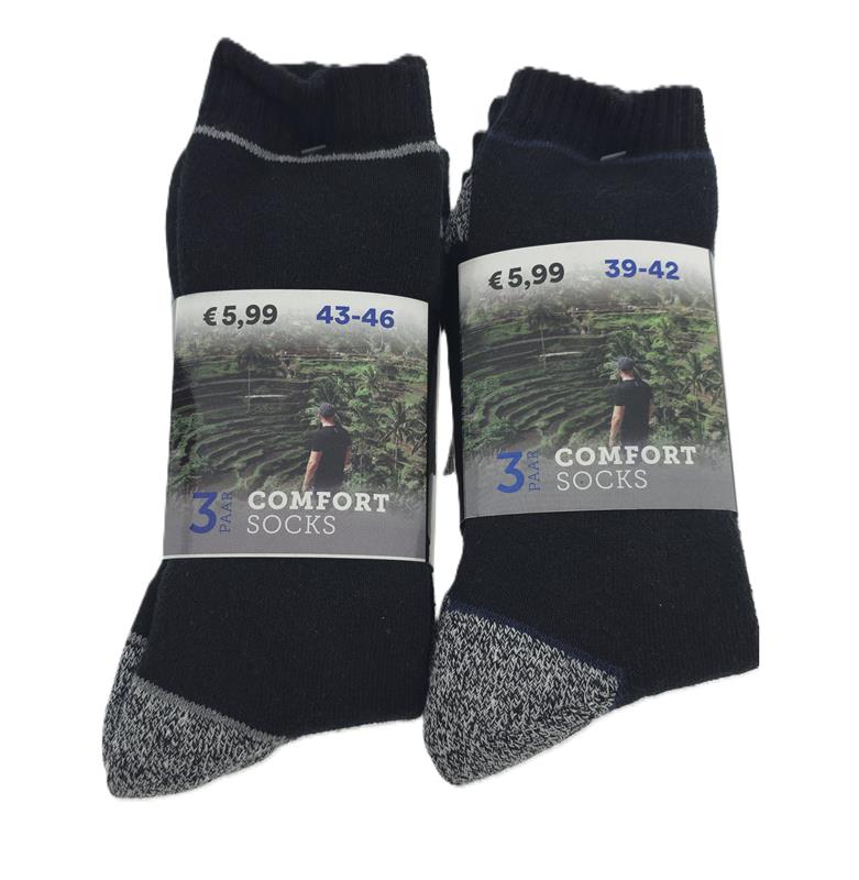 Comfort Socks 3-pack - size assorti