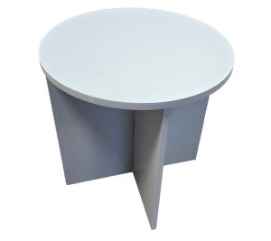 Side Table MDF, Ice Blue - D40 x 40 cm, WEB packing (B)