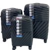 Suitcase set of three - PP618 - Black