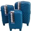Suitcase set of three - PP618 - Blue