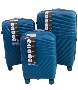 Suitcase set of three - PP618 - Blue