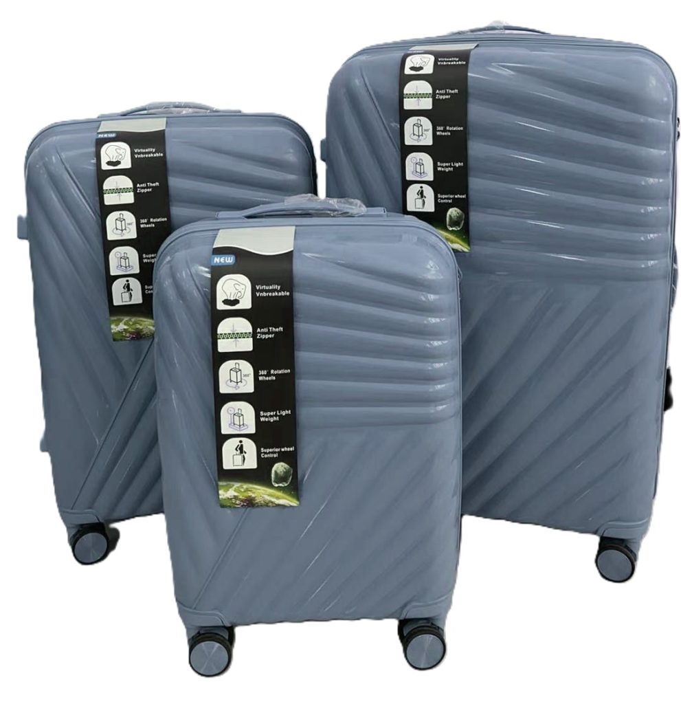Suitcase set of three - PP618 - Quartz Grey