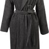 VT Wonen - Bathrobe S/M - anthracite