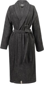 VT Wonen - Bathrobe S/M - anthracite